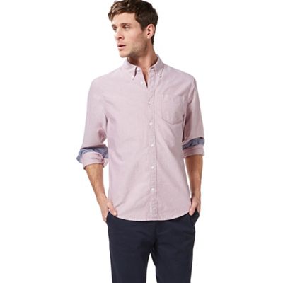 Big and tall pale pink oxford tailored fit shirt